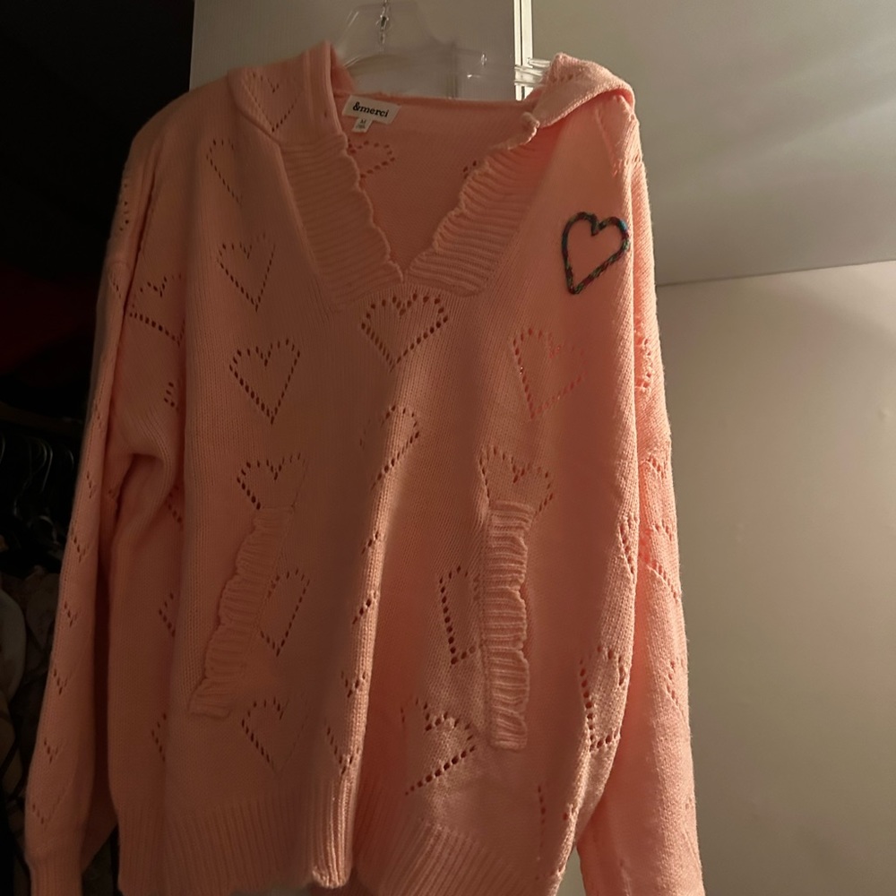 Reply pink sweater size small